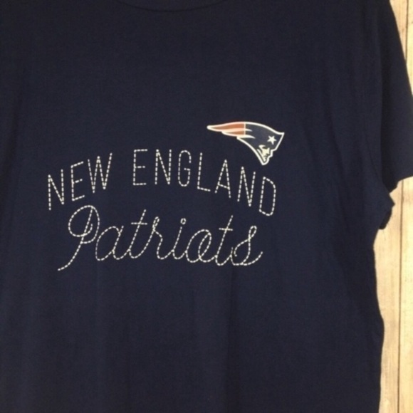 NFL New England Patriots Faux Stitch Tee - Picture 2 of 4